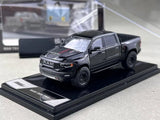 Shadow 1:64 Black Ram 1500 TRX Pickup Truck Model Diecast Metal Car Model