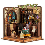 Magic Workshop 3D Wooden DIY Miniature House Kit Book Nook Decor Wooden Puzzle Model