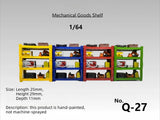 1/64 Diorama Garage Mechanical Goods Model Repair Rack Sand Table Display Decor Model