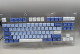 Discord Light Theme TKL 87 Key ABS Keycap Set New Blue White Keyboard Model