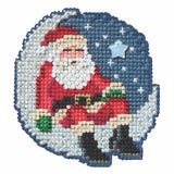 Sleepy Santa Counted Cross Stitch Kit Mill Hill 2026 Winter Holiday Model