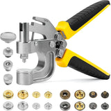 Leather Snaps 80 Sets and Fasteners Kit - Snap Fastener Kit with 80 Sets 15Mm Me Model