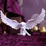 3D Angel Wing Figurine Resin Sculpture Modern Home Decor Statue Ornament Gift Model