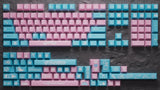 The Very Cool Keycaps Cool Shirtz Brand Cherry Pink and Blue Key Caps Model