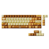 Bread Bear Art Theme Original Profile PBT Keycaps 74Key for 61 65 67 68 Model