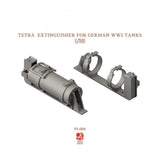 Nous Resin P3-005 1/35 WWII German Tetra Extinguisher Set for Tank Models 5 Sets Model