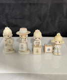 Precious Moments Symbol of Membership Lot of 4 Figurines Enesco Model