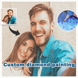 Custom Photo Diamond Painting Kit Personalized Full Drill DIY Art Gift Model
