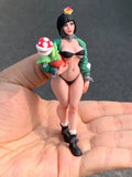 1/18 Miniatures Sexy Killer Girl Scene Props Figures Model For Cars Vehicles Model