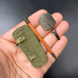1/6 Scale Solider Sniper Shovel + Cloth Cover Model for 12" Action Figure Model