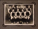 1897 Sunbury PA Men's Basketball Team Photo on Board Northumberland County Model