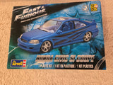 Revell Fast & Furious Honda Civic Si Coupe 1/25 Model Kit 85-4331 Open Sealed Model
