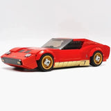 MOC Car Red Lamborghini Miura Roadster Building Block Model Kit Toy Gift Model