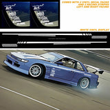 DIY Racing Car Side Body JDM Drifting Racing Vinyl Decal Decoration Sticker Kit Model