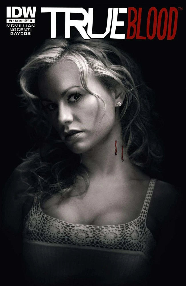 True Blood (2nd Series) #1B VF/NM; IDW | Anna Paquin photo variant - w/Bag+Board Model