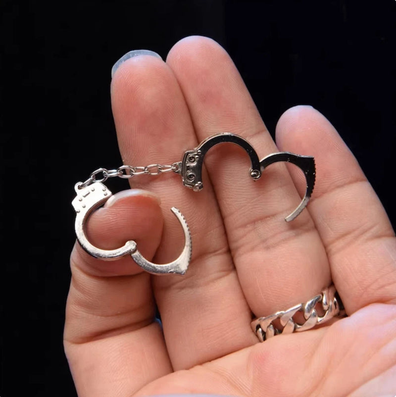 1/6 Soldier Accessories Openable Handcuffs Model Fits for 12" Action Figure Model