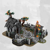 ZITIANYOUBUILD MOC-82593 Medieval Graveyard Shop Model 1194 Pieces Building Kit Model