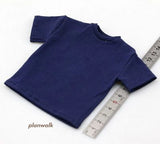 Custom Dark Blue Trendy Loose T-Shirt 1/6 Fit for 12