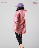 1/6 Female Pink Windbreaker Coat Model For 12" Action Figure Model