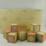 1992 Enesco Cherished Teddies Quilted Resin Blocks Displayer CRT004  VAH9G Model