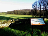 Photo 6x4 Information board at site of former Linacre Hall now a car park c2017 Model