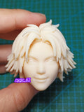 1:6 Fantasy Boy Smile Hair Head Sculpt For 12