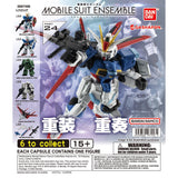 Bandai Gashapon  MOBILE SUIT ENSEMBLE 24 Gundam Capsule Toy Full Set of 6 Model