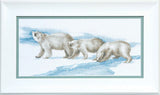 DIY Counted Cross Stitch Kit "Perpetual snow" 15.2x7.1 in / 38.5x18.0 cm Model