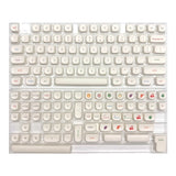 MOA/ KOA Profile Cute Milky White Dye Sublimation PBT Keycap Set Model