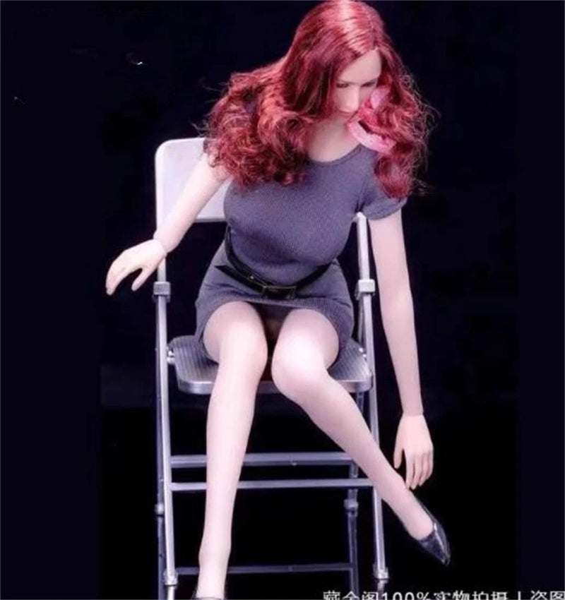 1: 6 Female Elastic Sexy Dress Office Secretary For figure TBL AT201 202 203 206 Model