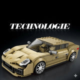 MOC Car Reobrix 821 Porsche Panamera Building Block Model Kit Toy Gift 324 Pcs Model