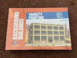 Walthers Cornerstone HO Scale Variety Printing Background Building Kit NEW Model