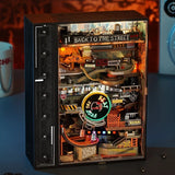 ROKR Parallel World 3D Wooden Puzzle Hip-hop StreetMechanical Model Kit DIY Gift Model