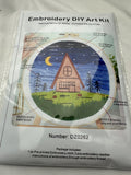 DIY Embroidery Kit Counted Cross Stitch Kit House Cross Stitch Kit Model