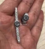 1/6 Scale Silver Watch Wristwatches Model for 12¡å Action Figure Accessories Model