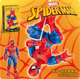 YUANYE Marvel Hero Spider-Man Peter Parker Spider Man Assembly Model Kits Figure Model