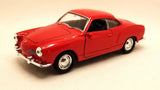 Welly - 1:34-1:39 Scale Model Volkswagen Karmann Ghia Coupe Red (BBWE43634DR) Model
