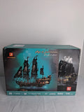Pirate Ship Building Toys with Lights, Pearl Pirate Ship Model Boat Kit 40002... Model