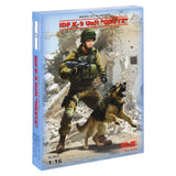 ICM 16102 Plastic model figures kit Scale 1:16 IDF K-9 Unitz OKETZ - kits models Model