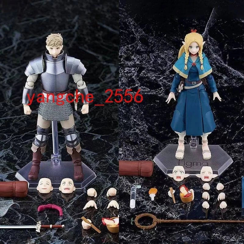 Delicious in Dungeon Figma 633# Marcille Laios Touden Statue Action Figure Anime Model