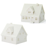2 Units N Scale 1:160 Model Village House White Unassembled Building JZN02JJ Model