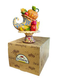 Jim Shore 2009 cornucopia of plenty Heartwood Creek Thanksgiving Display Model