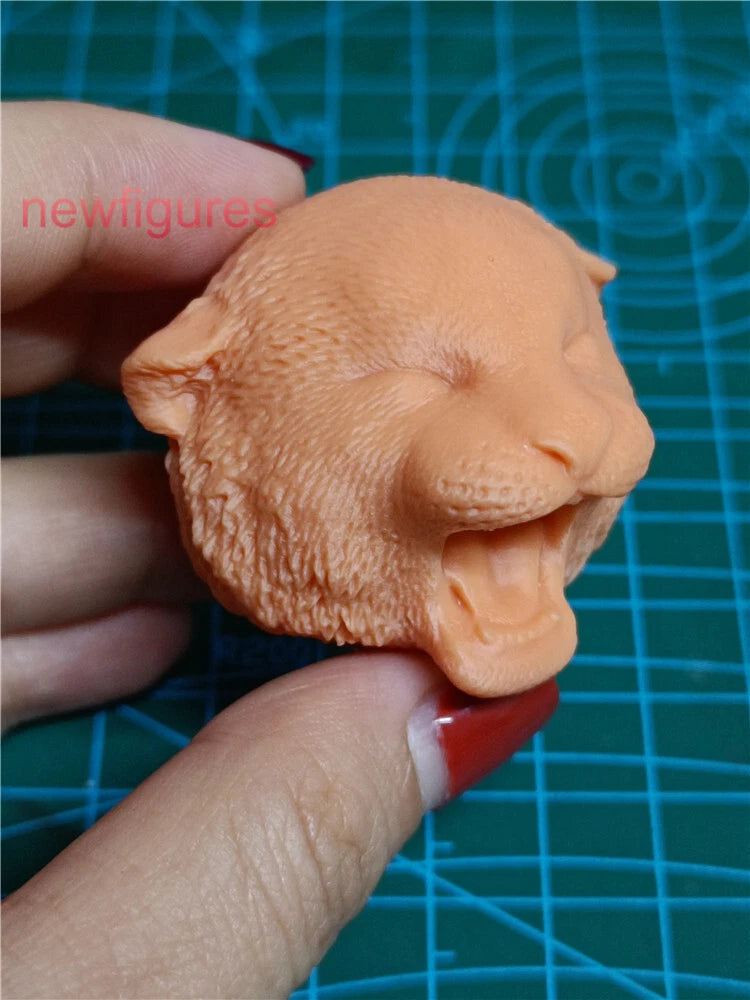 1:6 Tiger Cub Animal Head Sculpt Model For 12inch Male Action Figure Body Toys Model