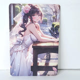 Nami Realistic Cherry Blossoms Waifu Card Anime Girl Wall Art Oversized Board A5 Model