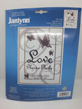 Love Never Fails 021-1348 Janlynn cross stitch kit 6" x 8" wedding kit Model