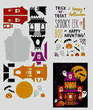 HSN Diamond Press Halloween Haunted House Stamp and Die Kit - Bats Ghosts EEK! Model