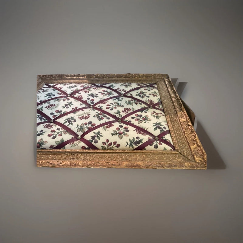 Fabric Bulletin Board Photo Display Board for Wall Decor 19 In high X 15 1/2 In Model