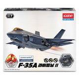 Academy Hobby Model Kit ?C 4D Kit F-35A Lightning II ?C Pre-Colored Snap-Fit Jet Model