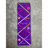 Wall Decor - Decorative Purple/Pink Fabric Ribbon Picture Board Model