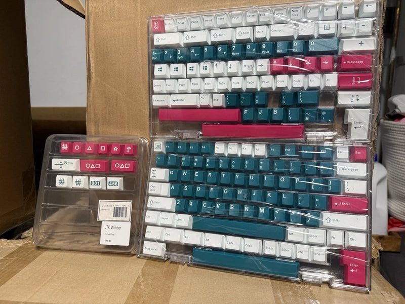 JTK Winner "Base Kit" + Novelties mechanical keyboard keycaps - Squid Game Model